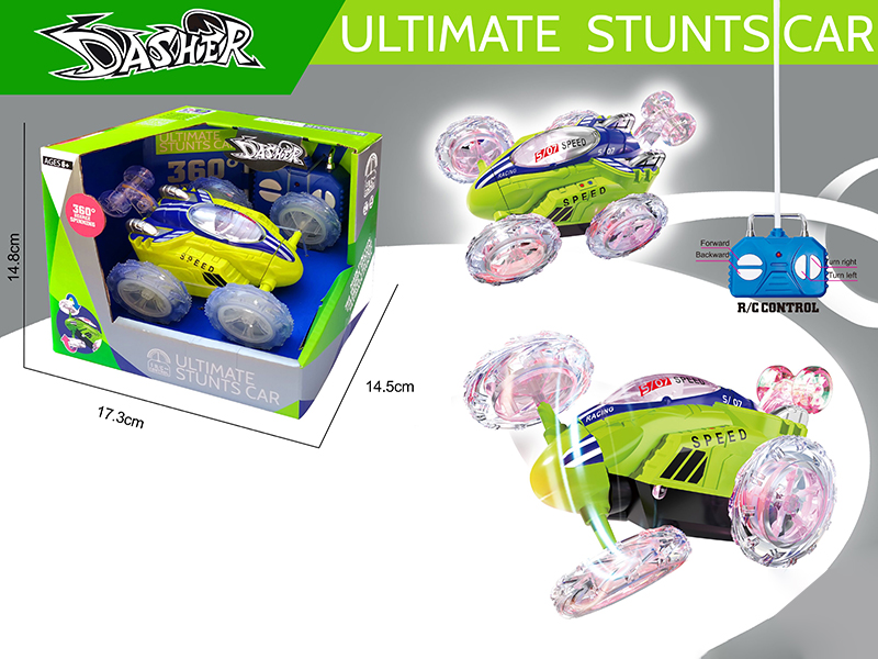 4-Channel Remote Control Stunt Car