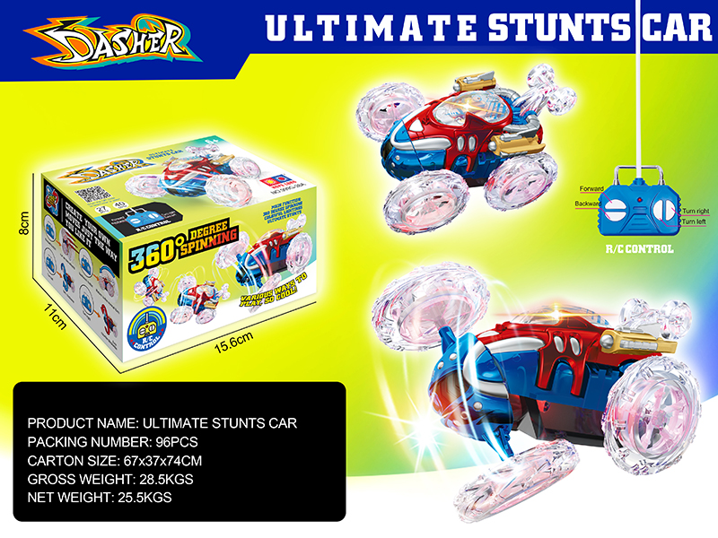 4-Channel Remote Control Stunt Car