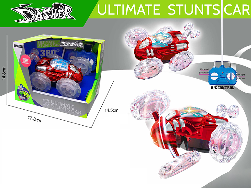 4-Channel Remote Control Stunt Car