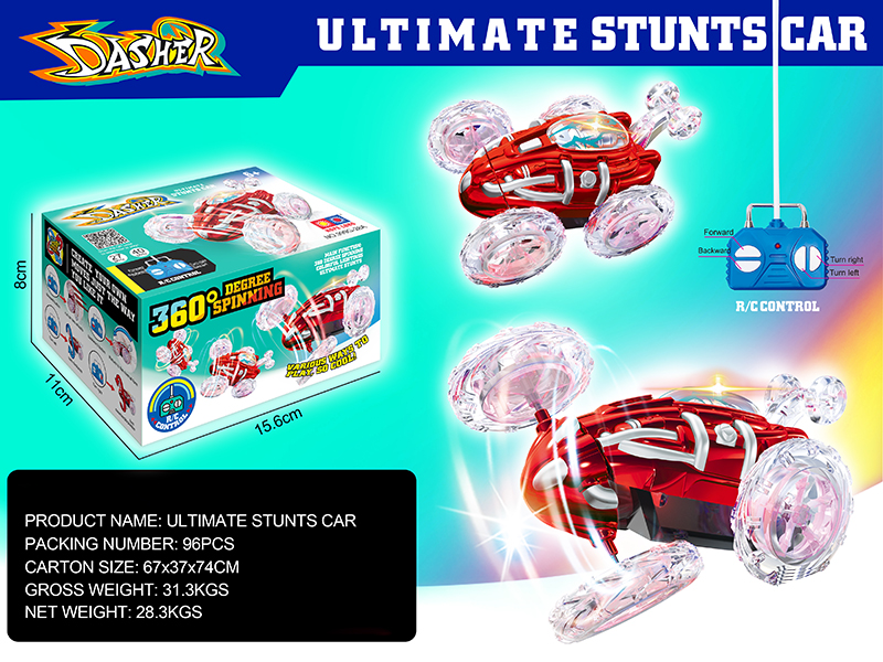 4-Channel Remote Control Stunt Car