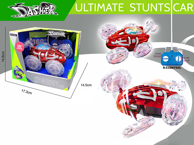 4-Channel Remote Control Stunt Car