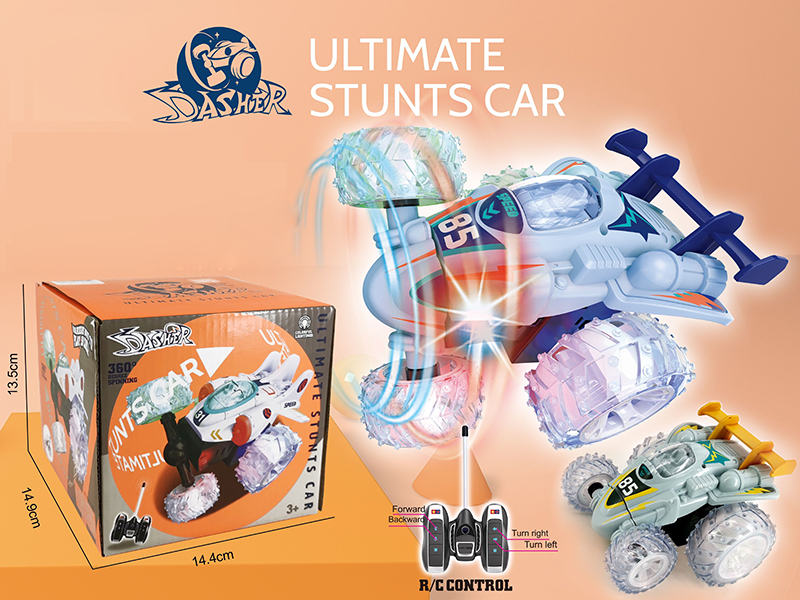 4-Channel Remote Control Stunt Car