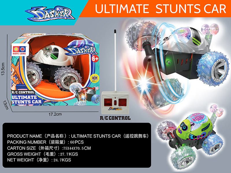 4-Channel Remote Control Stunt Car