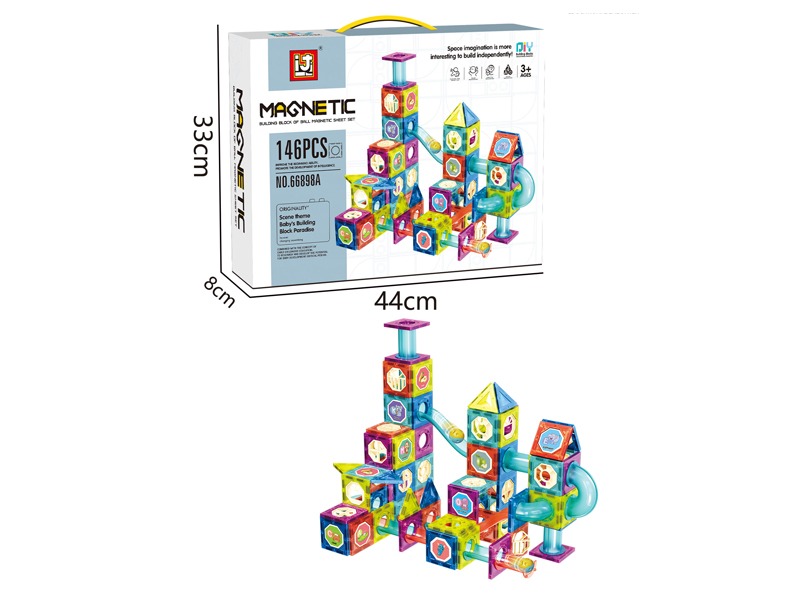 146Pcs Diy Color Window Track Magnetic Sheet