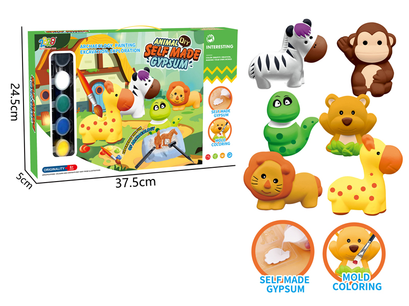 Animal Series Gypsum Archaeological Paintings