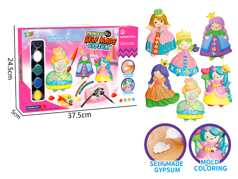 Princess Series Gypsum Archaeological Painting