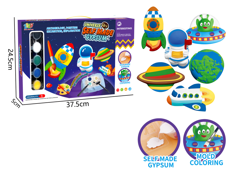 Cosmic Series Gypsum Archaeological Painting