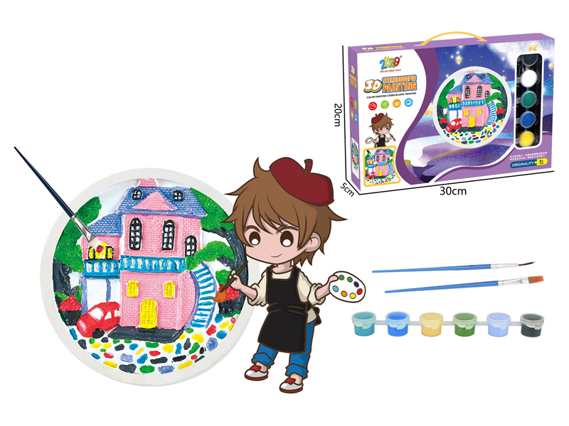 Six Color House Plaster Painting