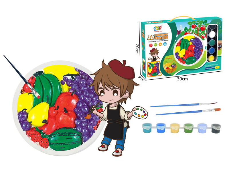 Six Color Fruit Plaster Painting