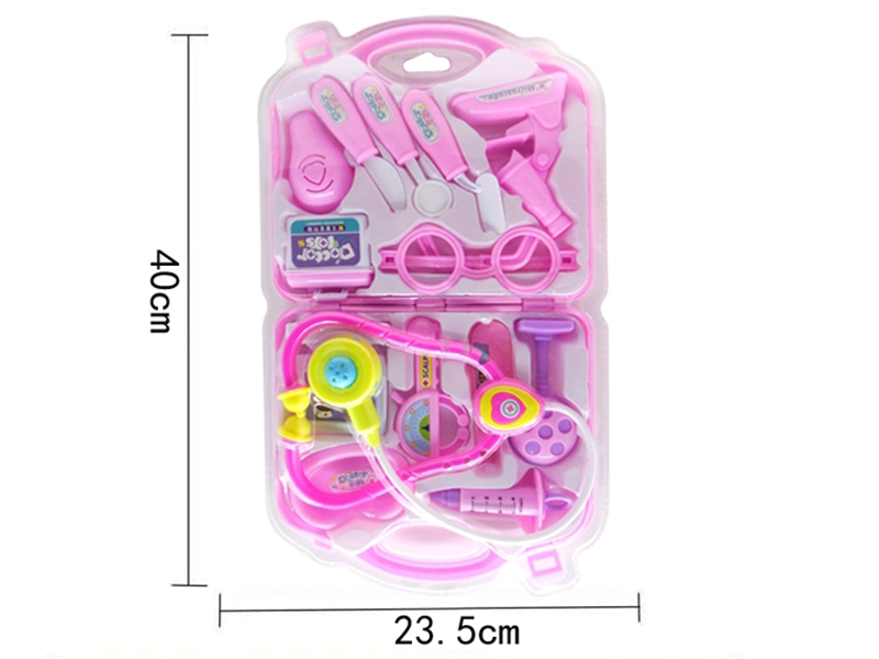 Pink Children's Doctor Set 14pcs