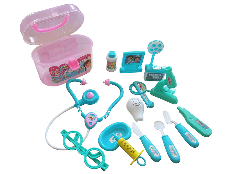 Blue Children's Doctor Set 15pcs