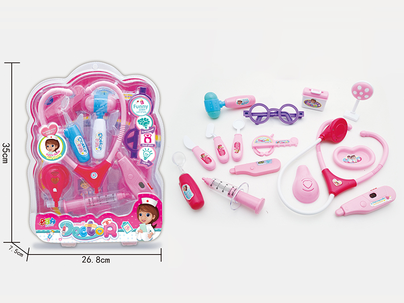 Pink Children's Doctor Set 16pcs