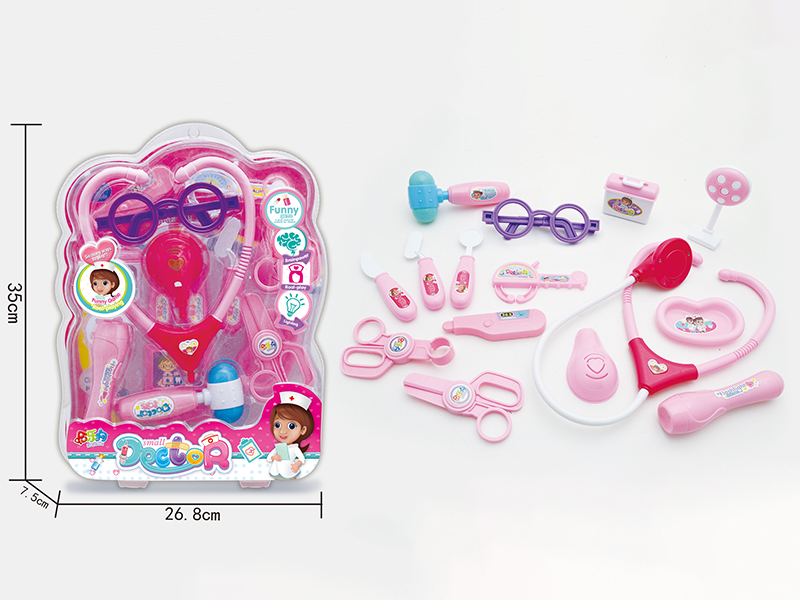 Pink Children's Doctor Set 16pcs
