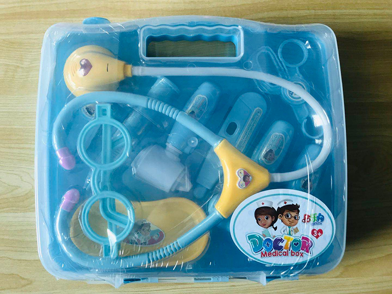 Blue Children's Doctor Set (With IC,Light)10pcs