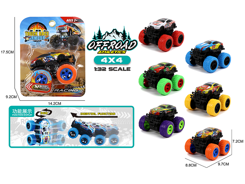 Double Friction Big Foot Climbing Metal Car