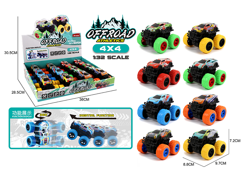 Double Friction Big Foot Climbing Metal Car