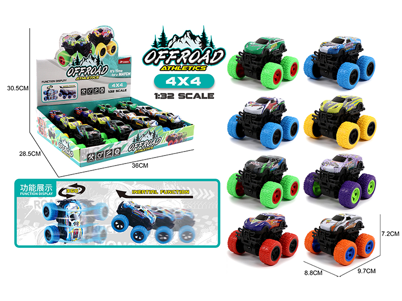 Double Friction Big Foot Climbing Metal Car