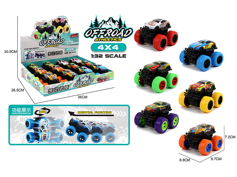 Double Friction Big Foot Climbing Metal Car