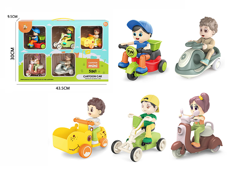 Friction Cartoon Car