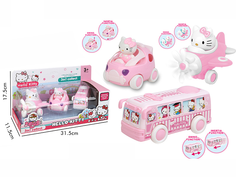 Hello Kitty Friction Car