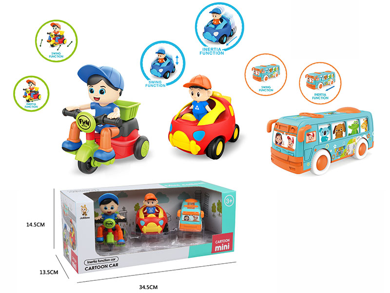 Friction Cartoon Car