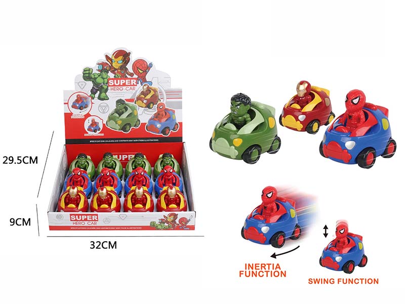 Avengers Assemble Cartoon Inertia Car(12PCS/Box)