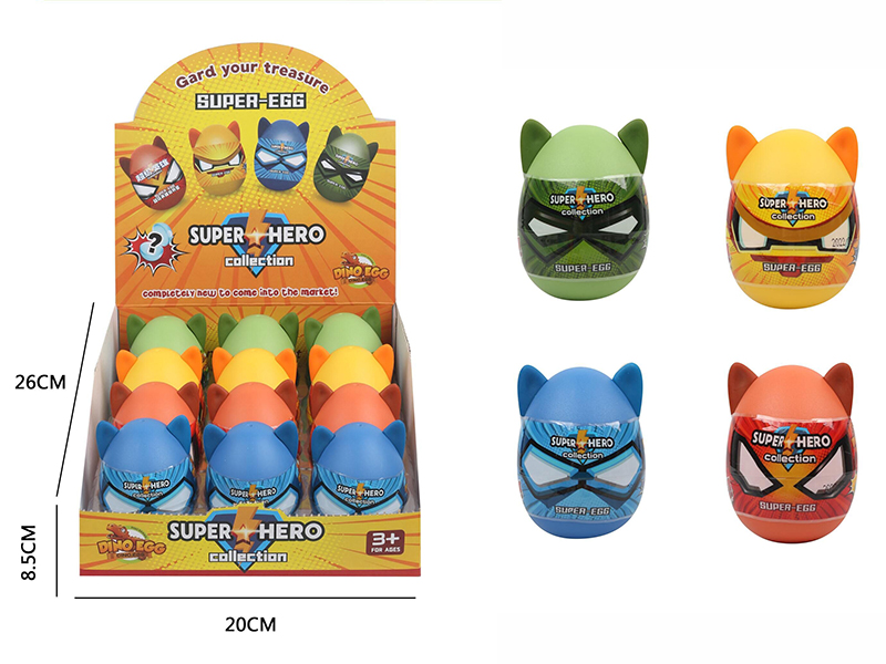 Super Hero Blind Box Dinosaur Eggs 12pcs