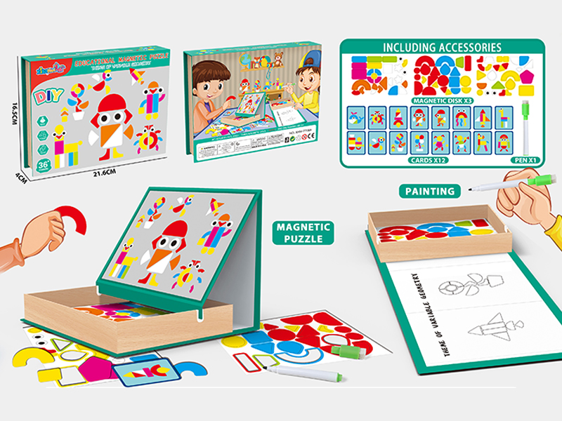 Geometric Pattern Puzzle Magnetic Puzzle