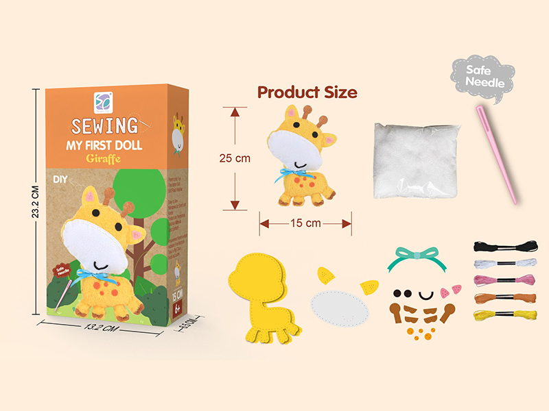 DIY Sewing Plush Giraffe