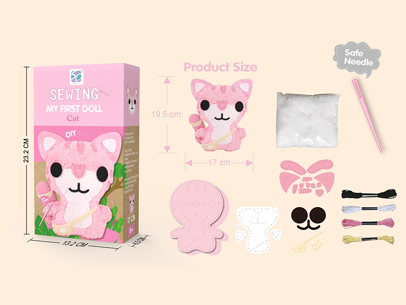 DIY Sewing Plush Cat