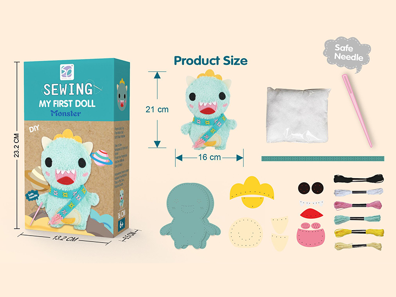 DIY Sewing Plush Monster