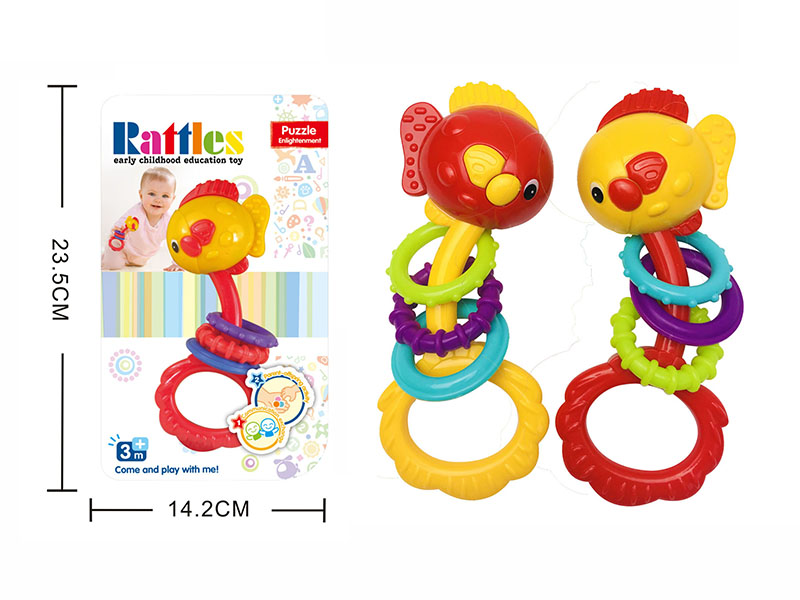 Baby Rattle Cartoon Fish