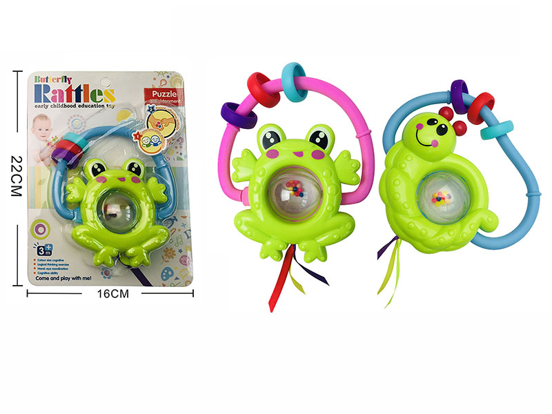 Snail /Frog Baby Rattles