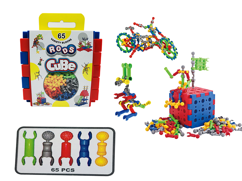 Skeleton Stick Building Blocks 65pcs