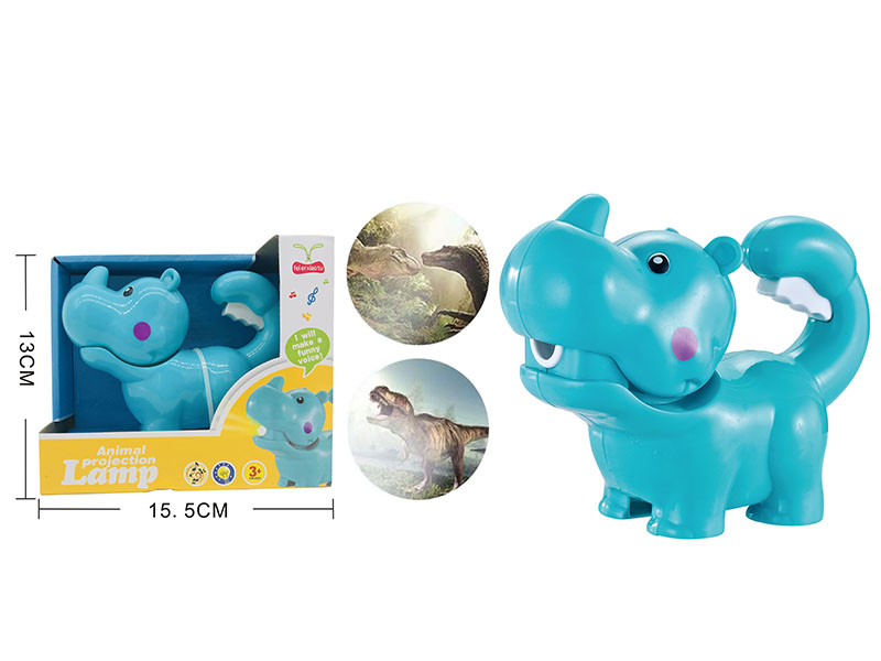 Projection Hippo With Sound And Light