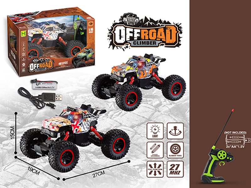 1:16 4Ch R/C Big G Watermark Bigfoot Monster With Light
