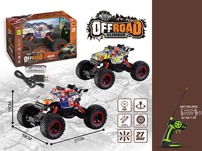 1:16 4Ch R/C Cool Luze Watermark Bigfoot Bike With Light