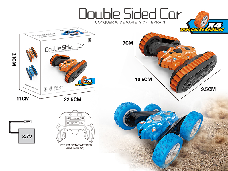 Remote Control Stunt Double-Sided Car