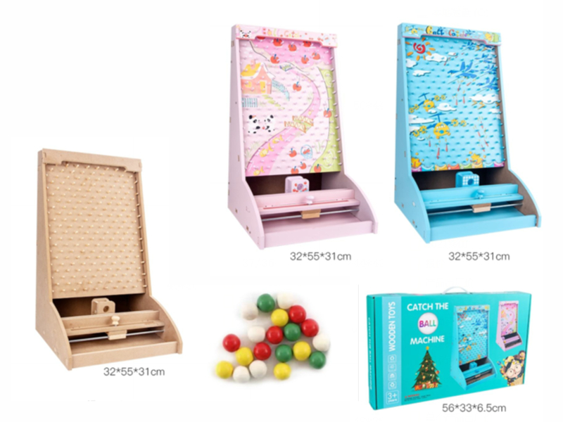 Wooden Toys Catch The Ball Machine