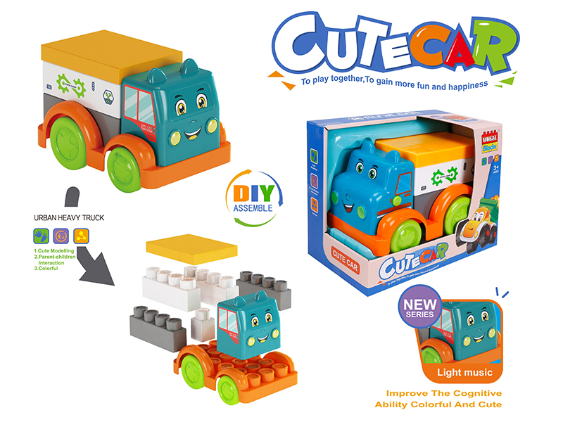 Building Blocks Truck With Light And Music