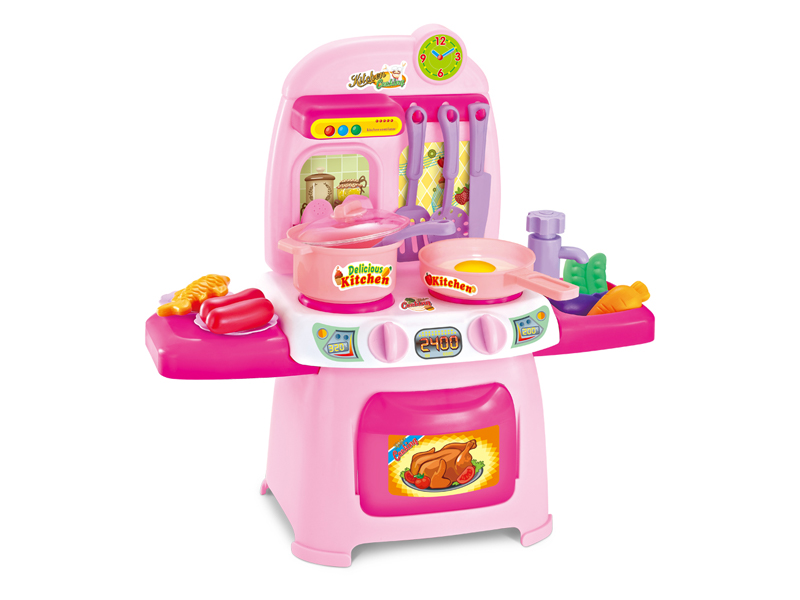 40Pcs Mini Water Dining Table (Pink)