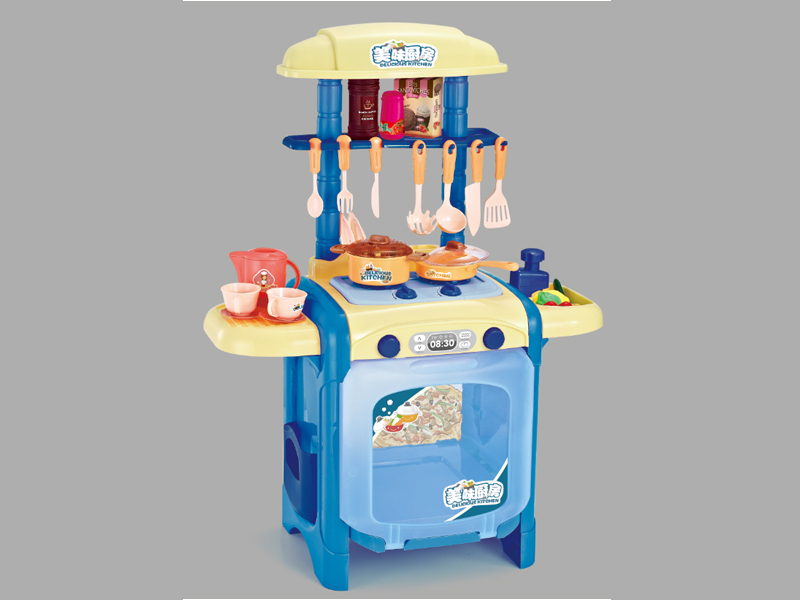 47Pcs Delicious Kitchen Simulation Table (Blue)