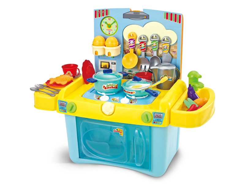 35Pcs Kitchen Table(Blue)