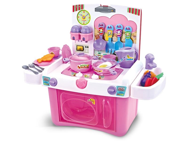 35Pcs Kitchen Table (Pink)