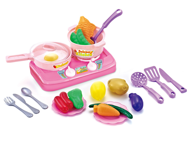 23Pcs Stove Tableware With Fruits And Vegetables