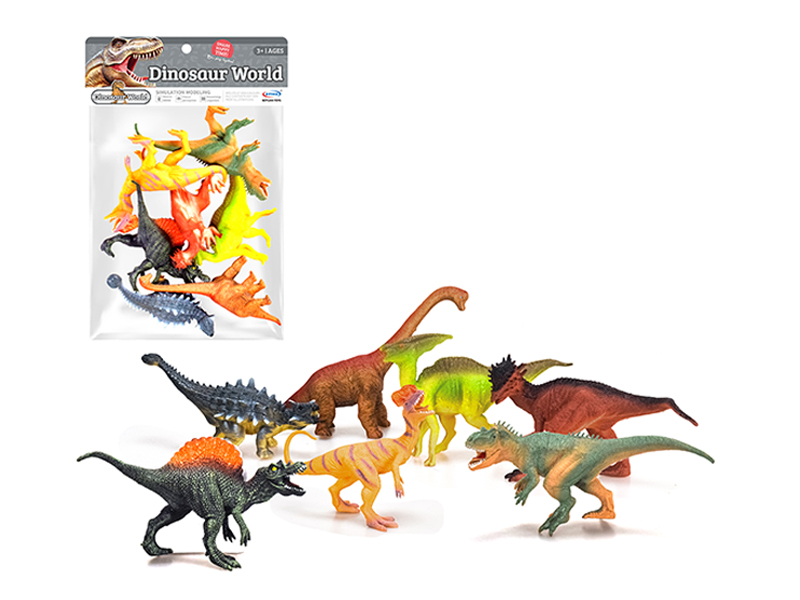7 Inch Imitation Retro Dinosaur 7Pcs