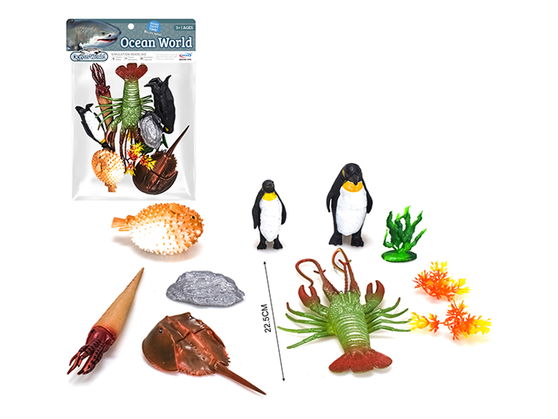 Large Size Marine Animals 10Pcs