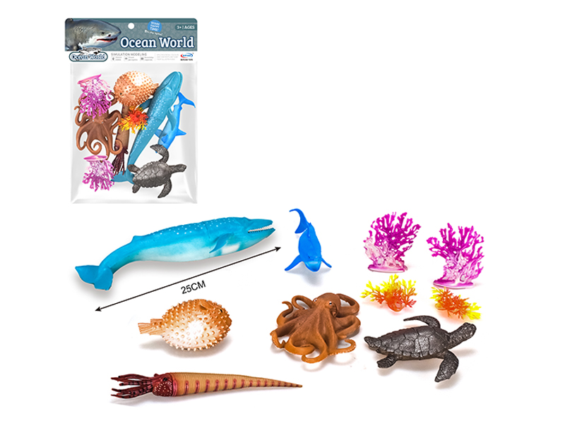 Large Size Marine Animals 10Pcs