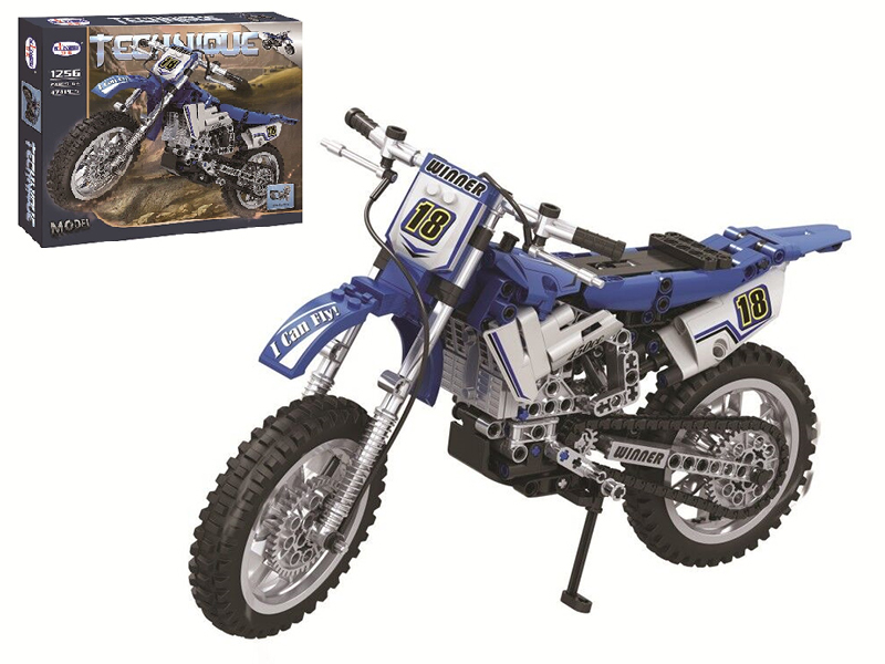 Cross Country Motorcycle Building Blocks 474pcs