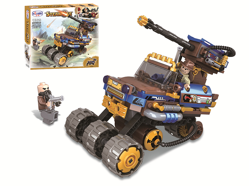 Steam Mustang Chariot Building Blocks 237pcs